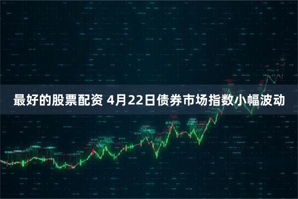 最好的股票配资 4月22日债券市场指数小幅波动