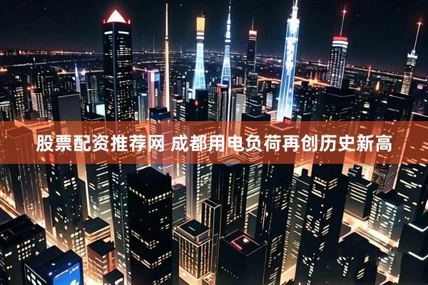 股票配资推荐网 成都用电负荷再创历史新高